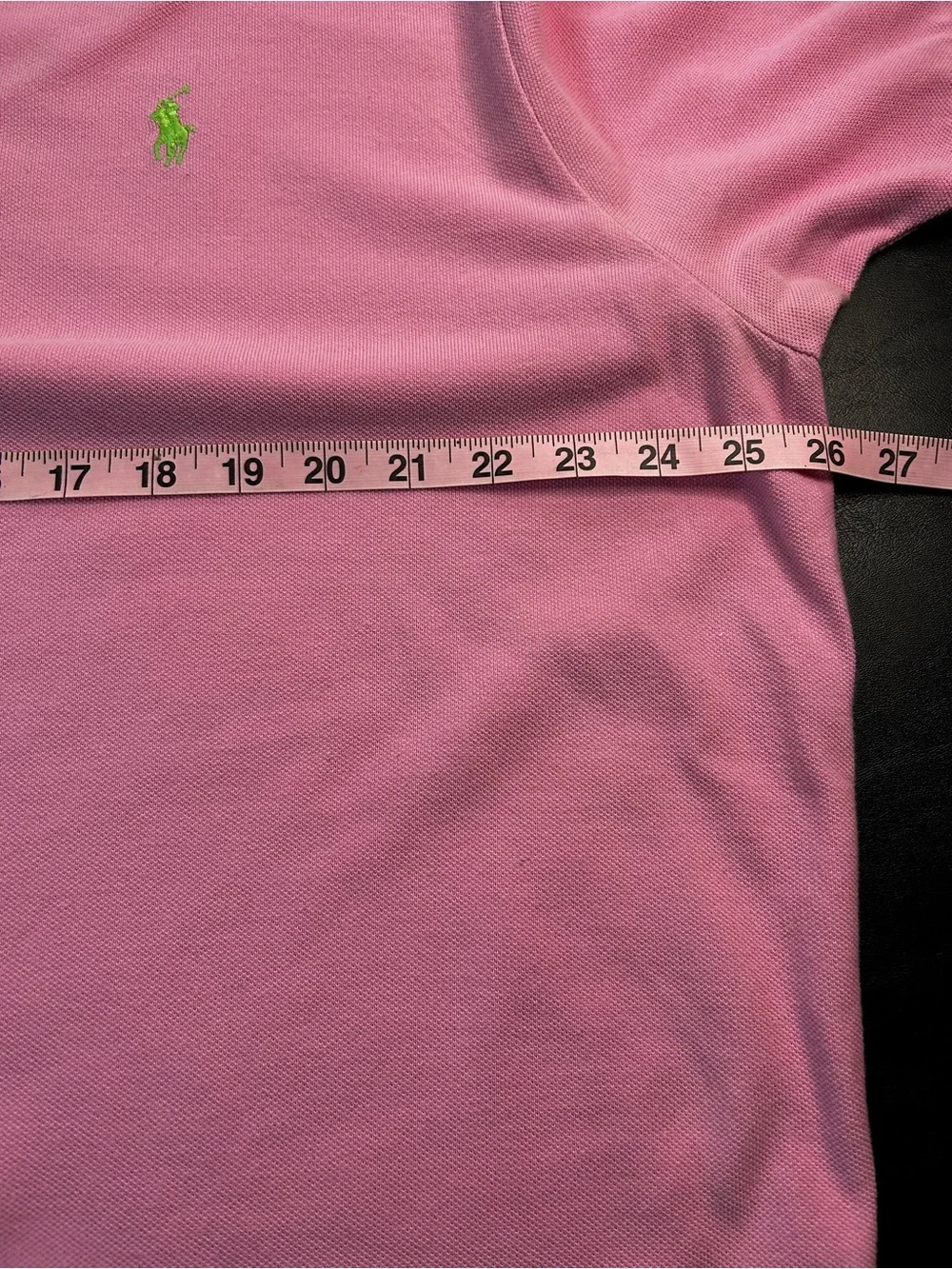 Ralph Lauren Light Pink Polo with Green Pony